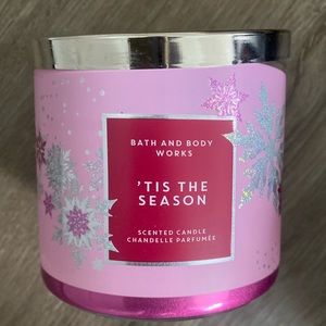 Tis the Season 3 Wick Candle - NEW